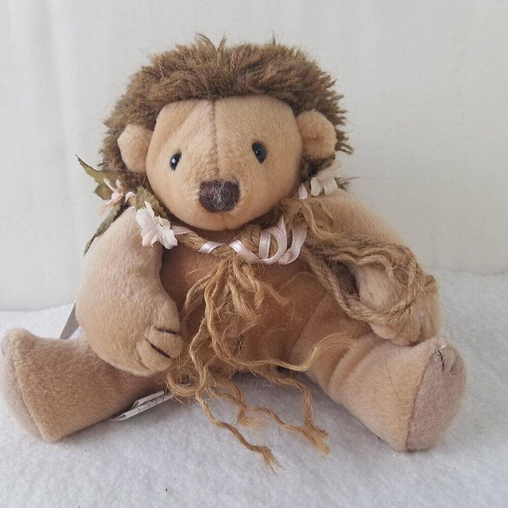 Brambles Hedgehog Midwest Importers‎ Vintage My Secret Garden Plush Hedgehog 6”